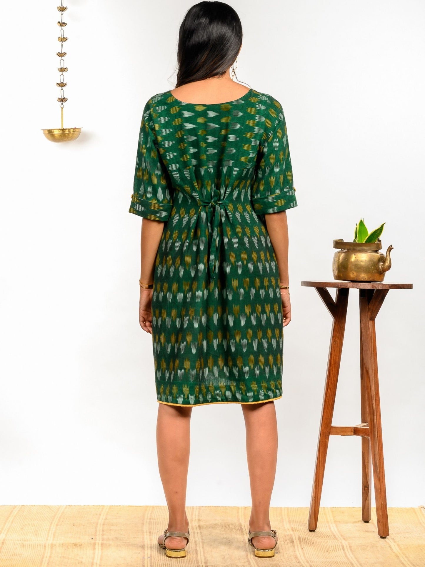 'Delilah' Handwoven Ikat Pure Cotton Tunic