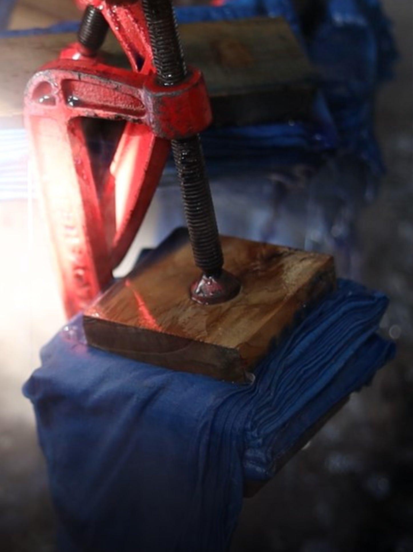 'Zoya' Asymmetric Hand-dyed Shibori Vegan Silk Dress