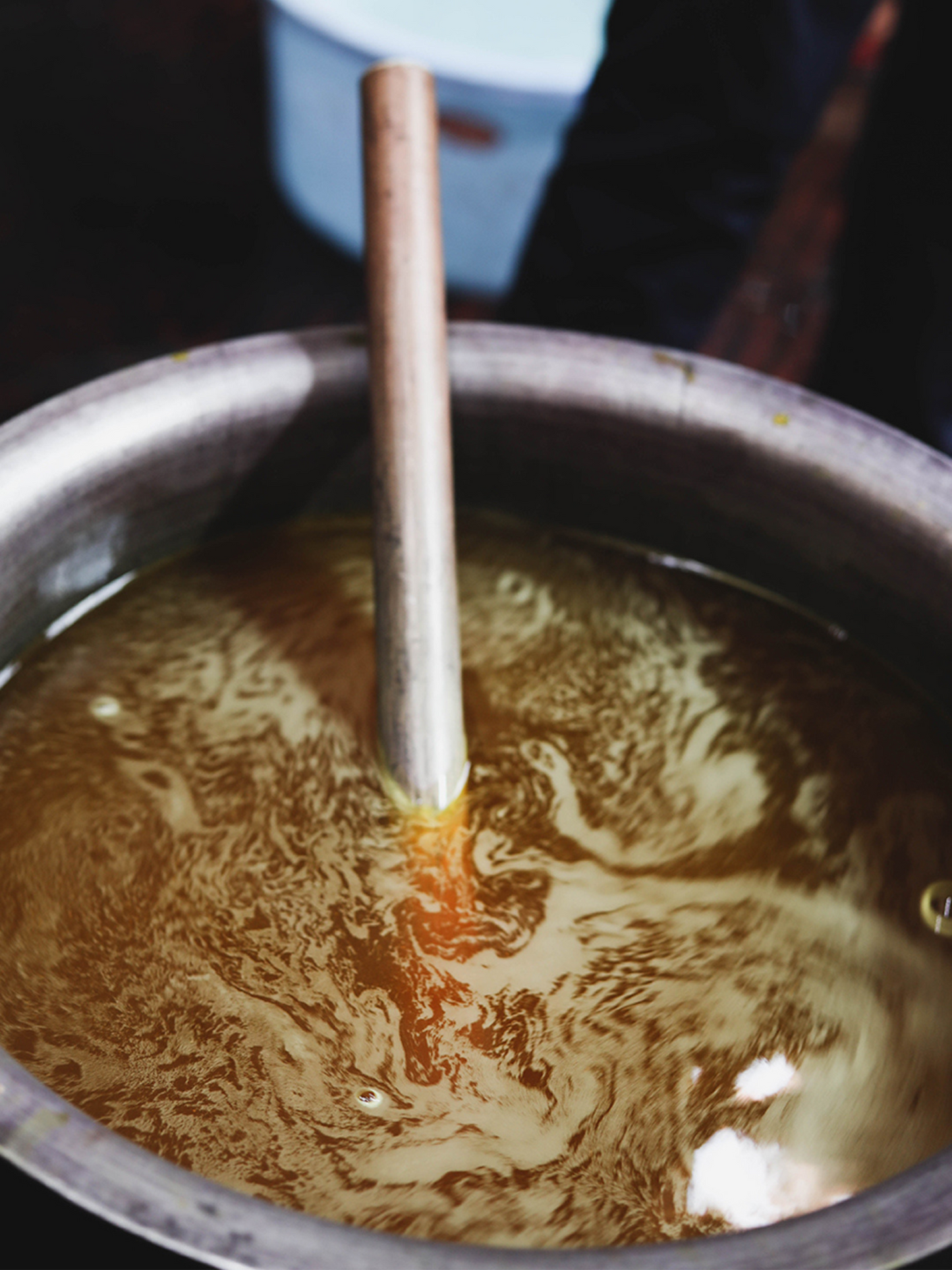 'Pinacolada' Hand-dyed Shibori Pure Cotton Poncho Top