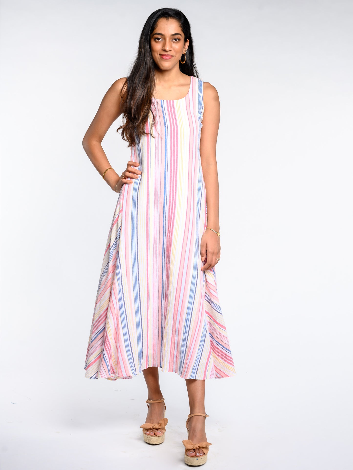'Lily' Handwoven Pure Cotton Dress
