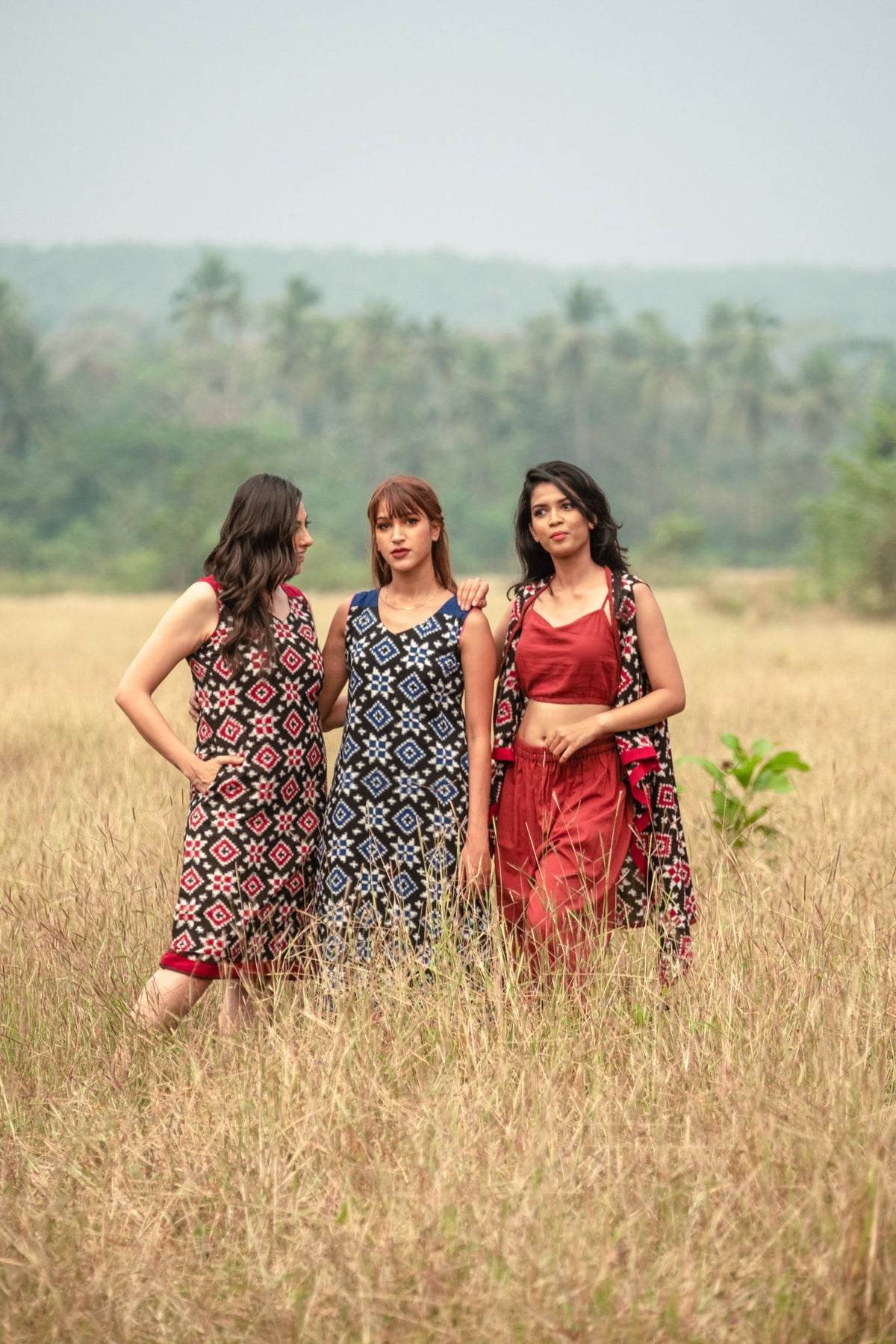 Amar-kosa-handwoven-ikat-pure-cotton-Dresses-online-India