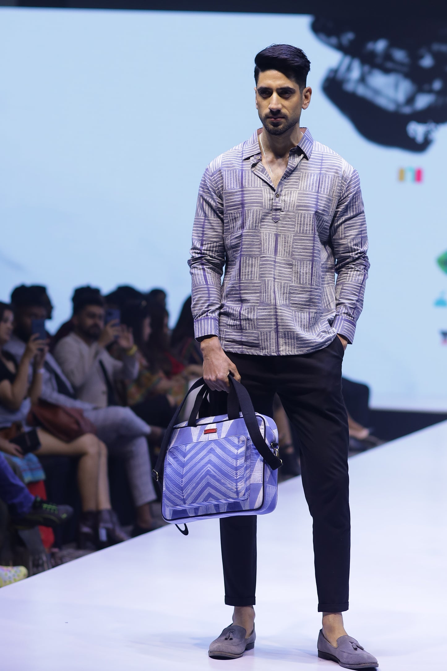 Grey Mist Artisanal Men's Shirt