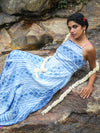 'Anokhi' Hand-dyed Shibori Pure Cotton Dress with Adjustable Straps