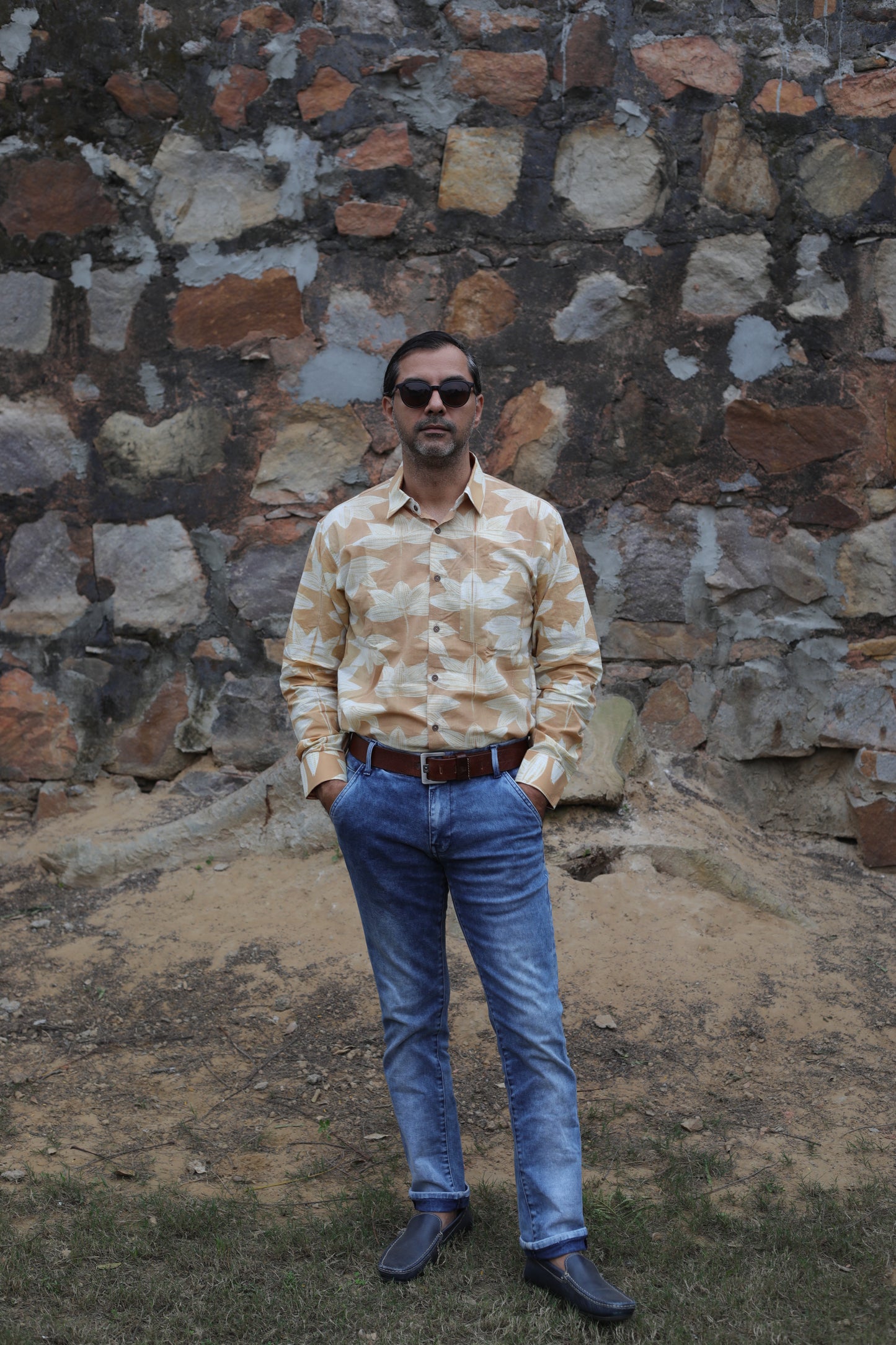 'Lotus' Artisanal Men's Shirt
