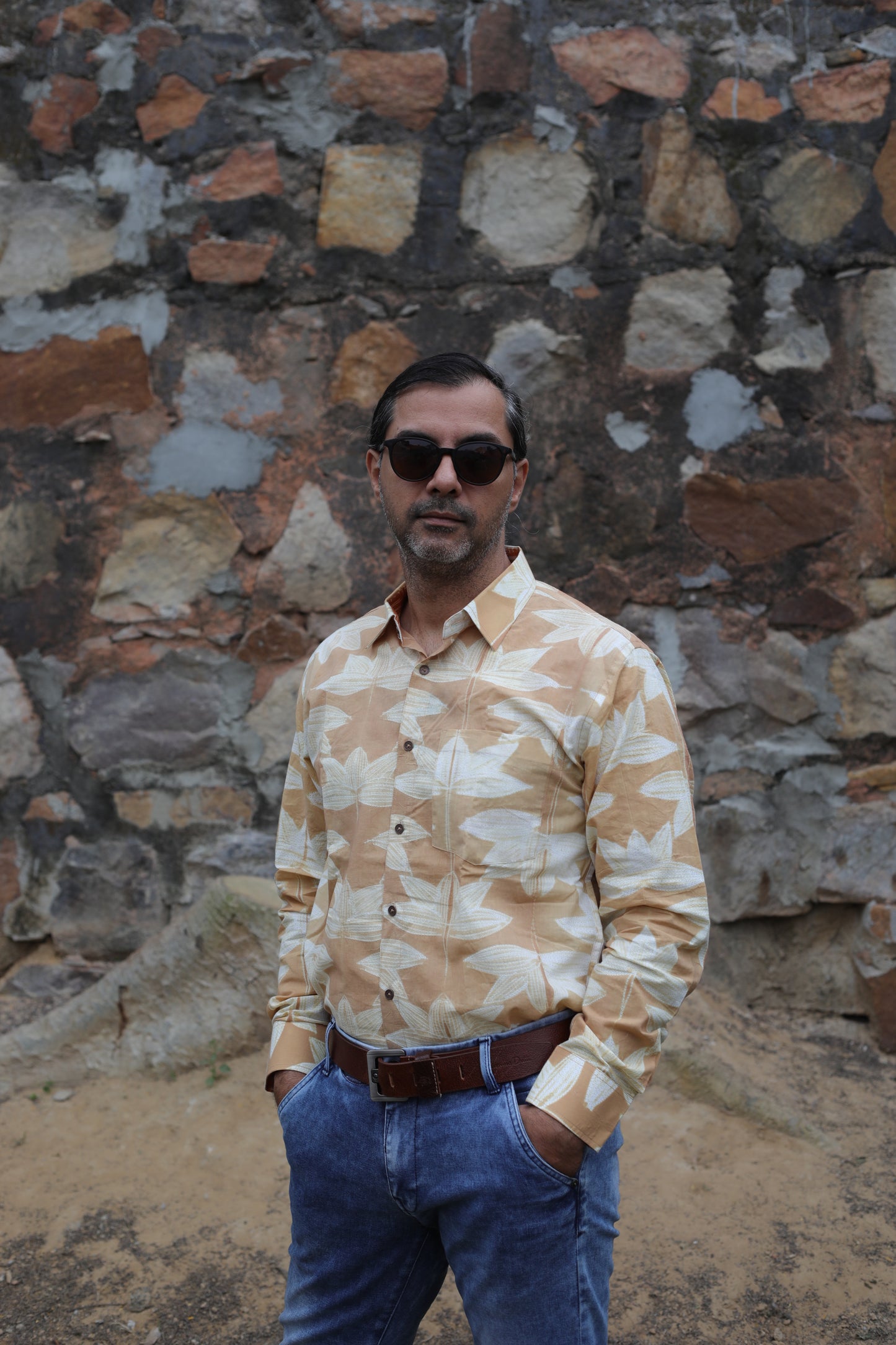 'Lotus' Artisanal Men's Shirt