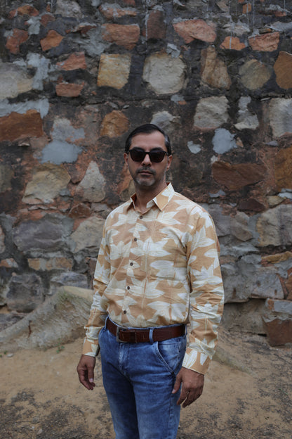 'Lotus' Artisanal Men's Shirt