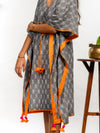 'Ember' Handwoven Ikat Pure Cotton Kaftan