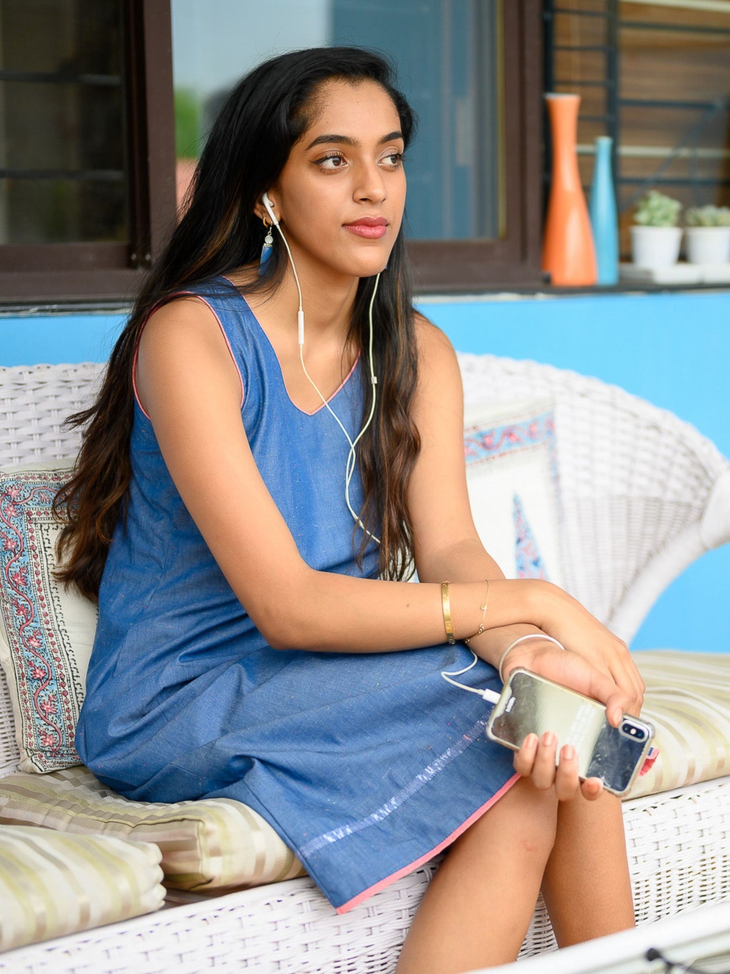 'Grace' Handwoven Pure Cotton Dress