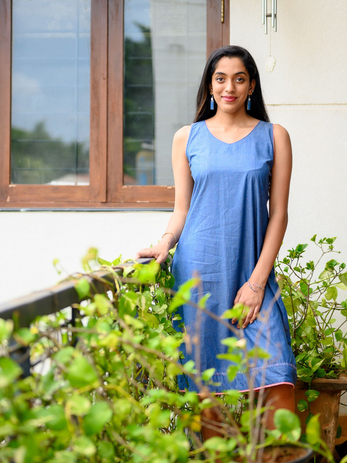 'Grace' Handwoven Pure Cotton Dress