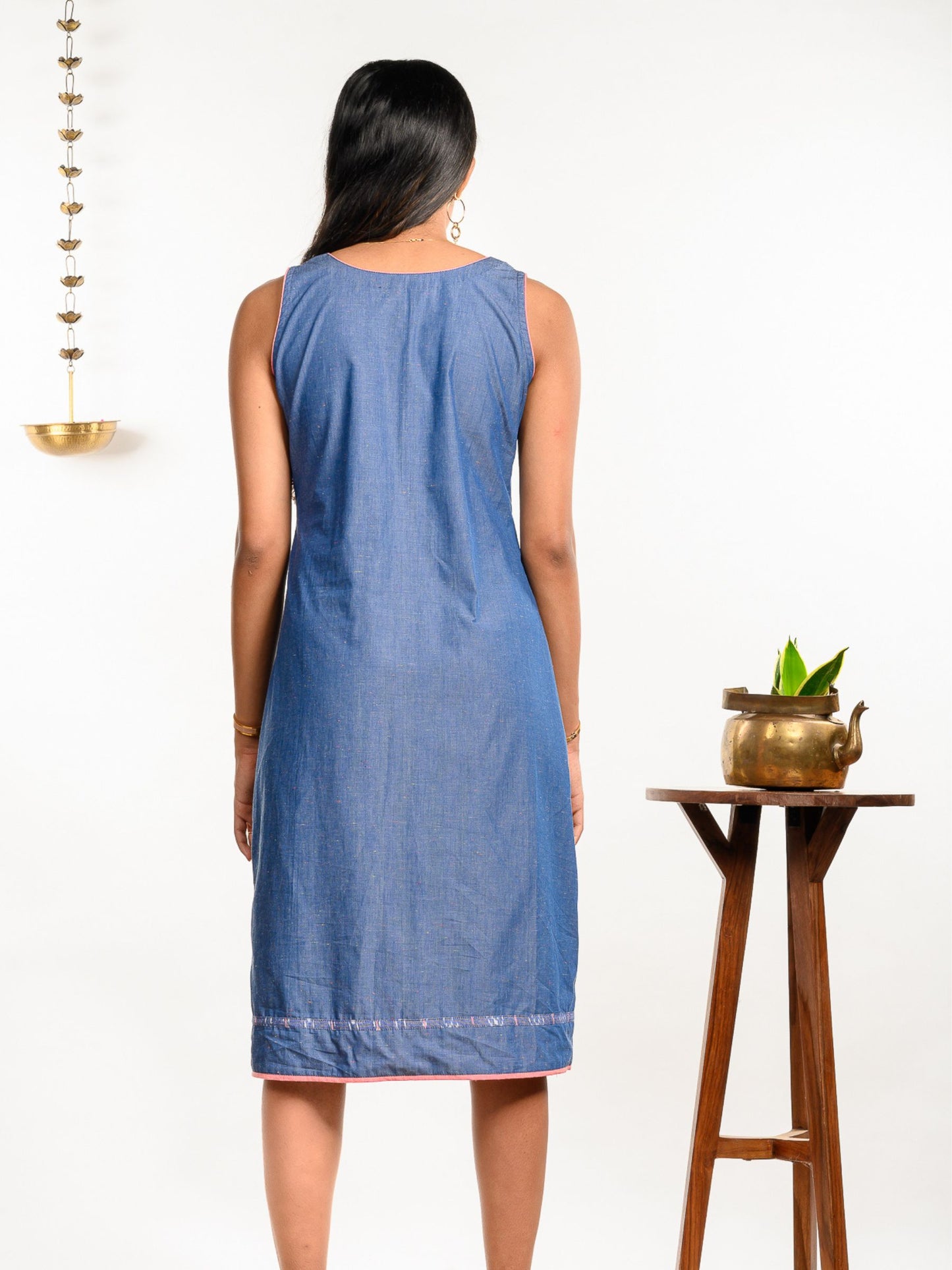 'Grace' Handwoven Pure Cotton Dress