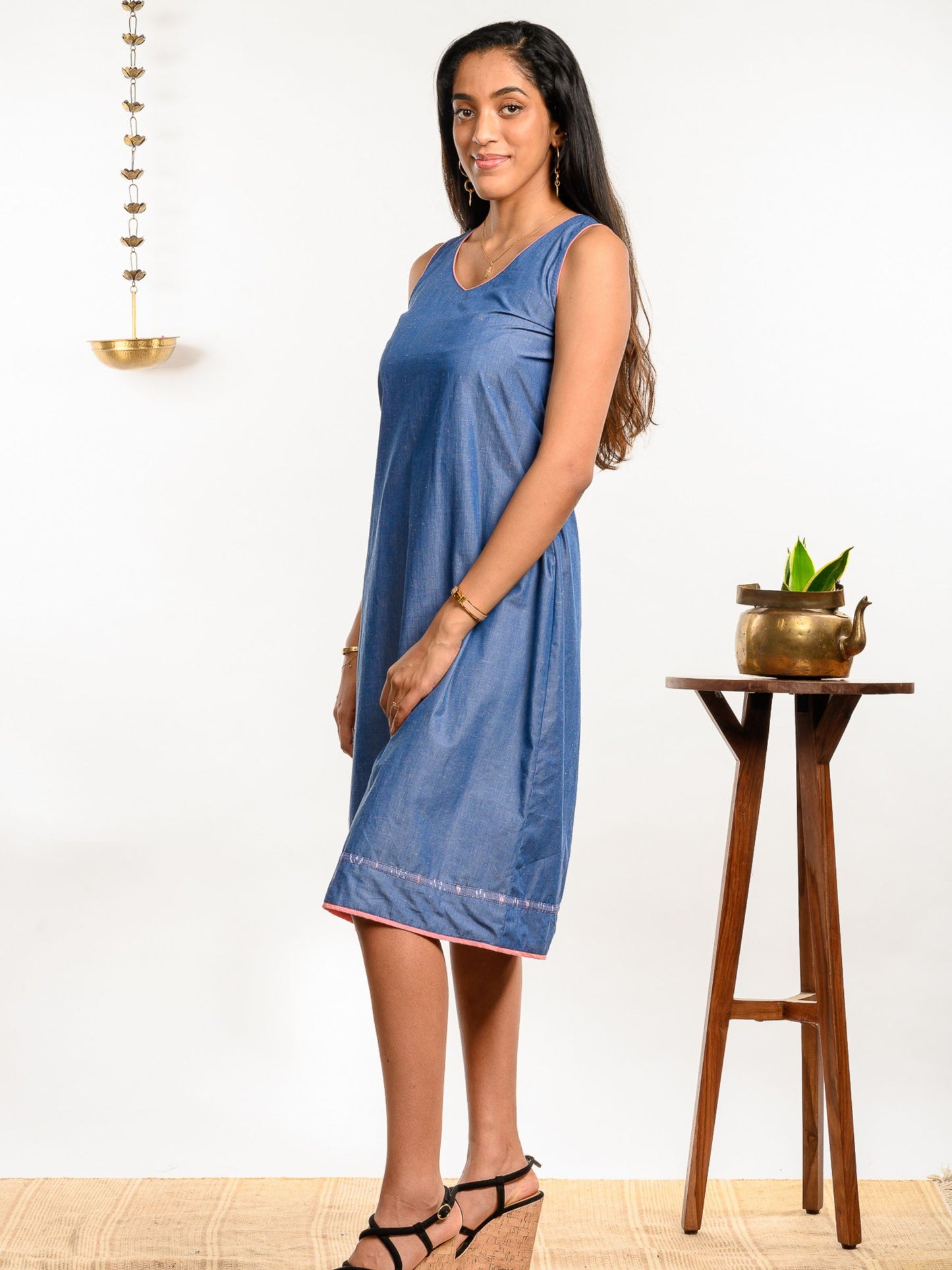 'Grace' Handwoven Pure Cotton Dress
