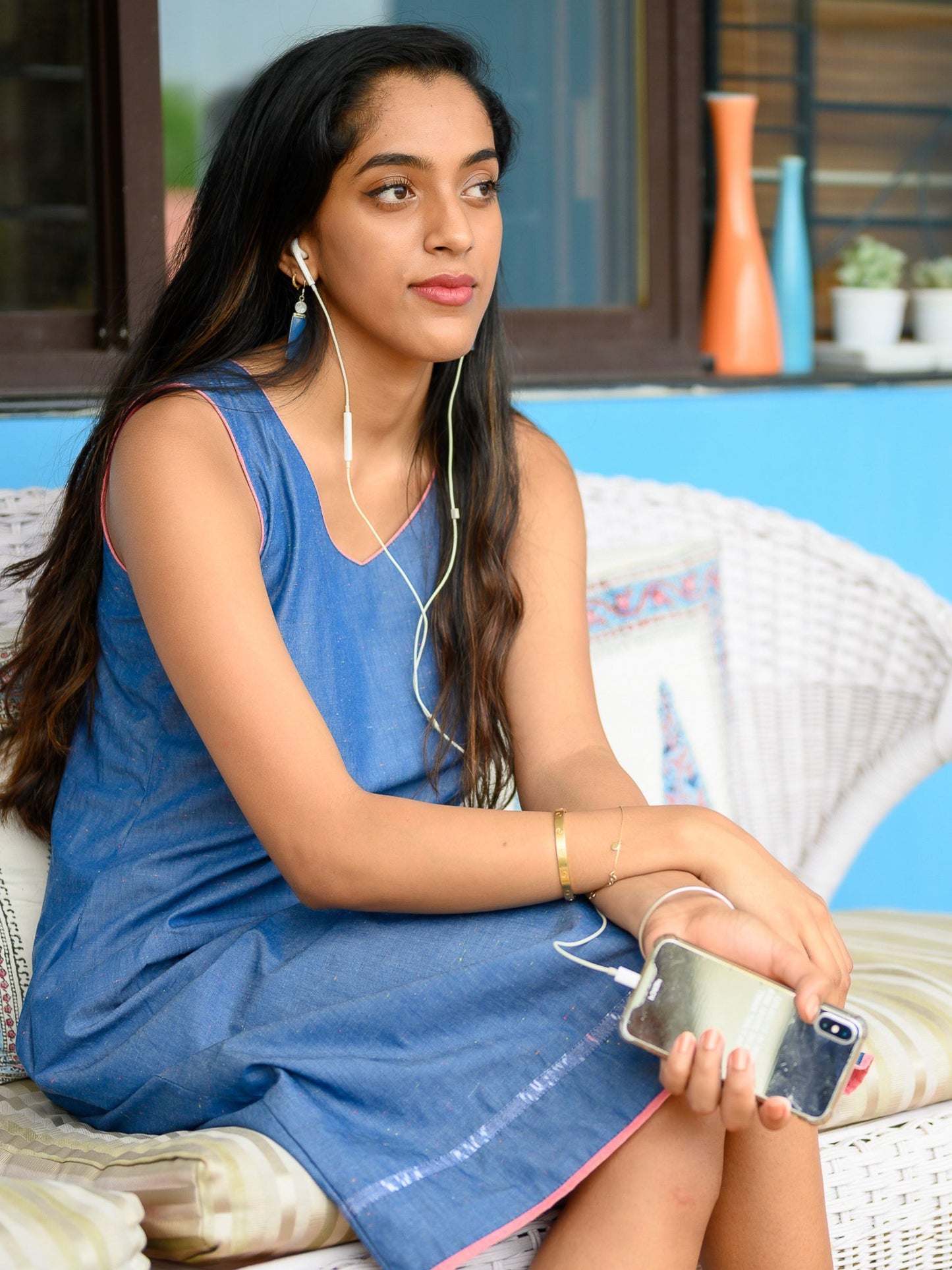 'Grace' Handwoven Pure Cotton Dress