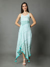 'Inaaya' Hand-dyed Shibori Vegan Silk High-low Dress