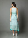 'Inaaya' Hand-dyed Shibori Vegan Silk High-low Dress