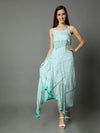 'Inaaya' Hand-dyed Shibori Vegan Silk High-low Dress