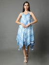 'Roza' Hand-dyed Shibori Vegan Silk Dress