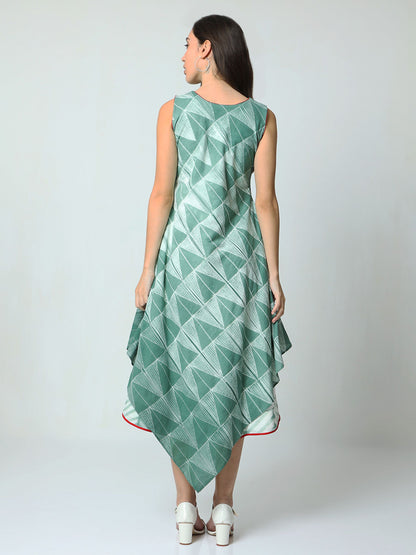 'Samara' Hand-dyed Shibori Pure Cotton Dress