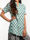 'Veda' Handwoven Ikat Pure Cotton Tunic