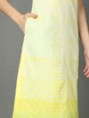 'Keya' Shibori Key-Hole Shift Dress