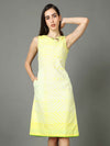 'Keya' Shibori Key-Hole Shift Dress