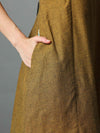 'Nyla' Handloom Dress with Marble-dyed Pure Cotton Jacket