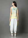 'Ezra' Marble-dyed Marble Vegan Silk Top
