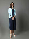 'Noor' Hand-dyed Shibori Vegan Silk Shrug