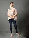'Isla' Marble-dyed Vegan Silk Balloon Top