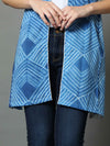 'Akaasi' Hand-dyed Shibori Pure Cotton Jacket