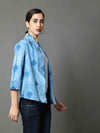 'Nysa' Hand-dyed Shibori Pure Cotton Coat