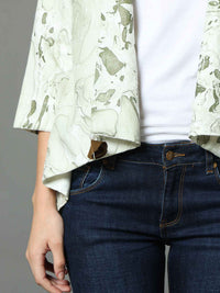 'Esther' Marble-dyed Vegan Silk Overlay