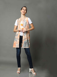 'Amber' Marble-dyed Pure Cotton Jacket