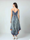 'Myra' Hand-dyed Shibori Pure Cotton Jumpsuit