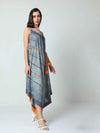 'Myra' Hand-dyed Shibori Pure Cotton Jumpsuit