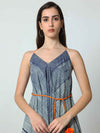 'Myra' Hand-dyed Shibori Pure Cotton Jumpsuit