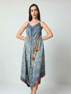 'Myra' Hand-dyed Shibori Pure Cotton Jumpsuit