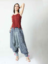 'Ashley' Hand-dyed Shibori Pure Cotton Yoga Pants