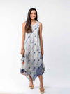 'Aurora' Hand-dyed Shibori Pure Cotton Dress