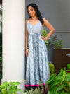 'Leah' Hand-dyed Shibori Vegan Silk Dress