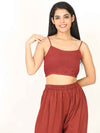 'Maya' Maroon Pure Cotton Aladdin Pants