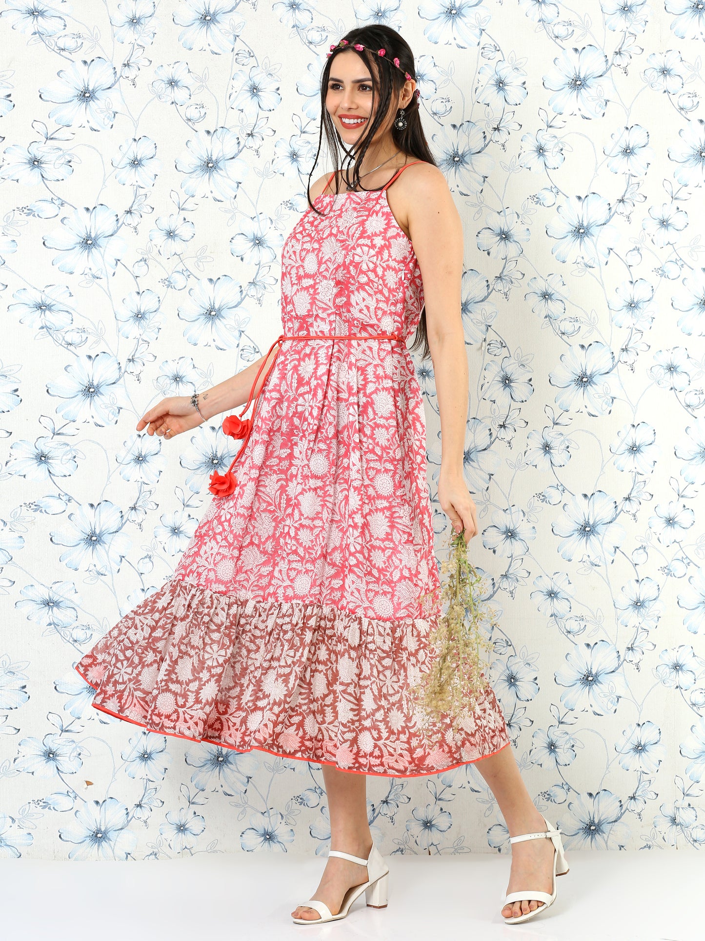 Floral Frill Dress