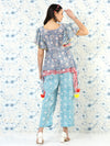 Asymmetric Floral Top