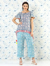 Asymmetric Floral Top