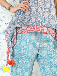 Asymmetric Floral Top