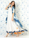 Kali Dress With Tie N Dye Jacket