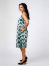 'Midori' Shibori Pure Cotton Shift Dress
