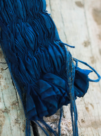 'Akaasi' Hand-dyed Shibori Pure Cotton Jacket