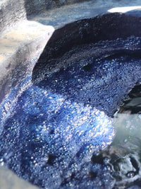 'Aparjita' Hand-dyed Shibori Vegan Silk Double-layer Dress