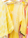 'Dawn' Hand-dyed Shibori Vegan Silk Tunic