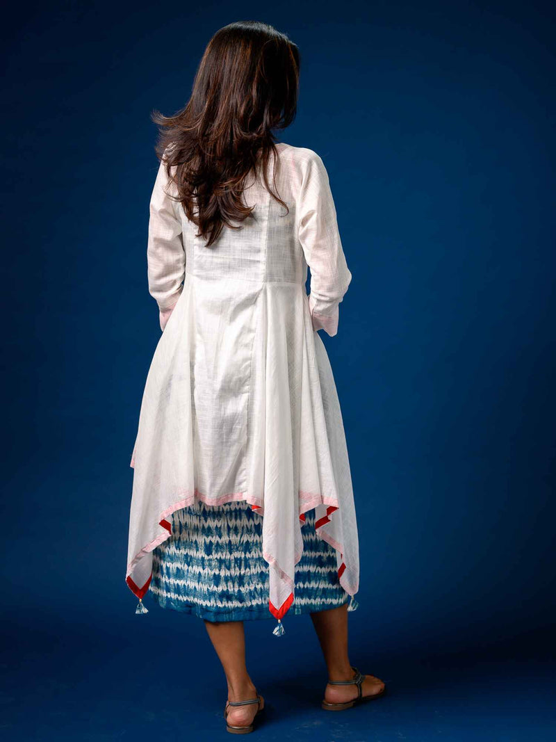 'Crystal' Handwoven Pure Cotton Jacket